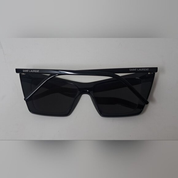 Saint Laurent Women's Sunglasses Black Cateye SL 372 001 54mm 54-16-145 - Picture 15 of 15